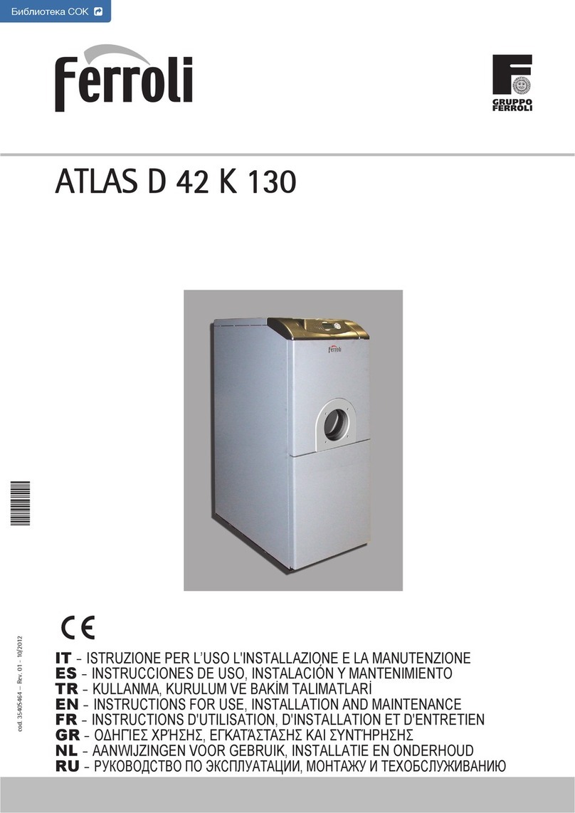 Ferroli ATLAS D 42 K 130 Troubleshooting guide Ferroli ATLAS D 42 K 130 Troubleshooting guide