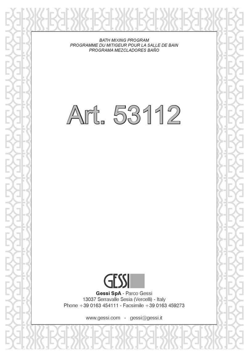 Gessi 53112 Bath Mixing Program