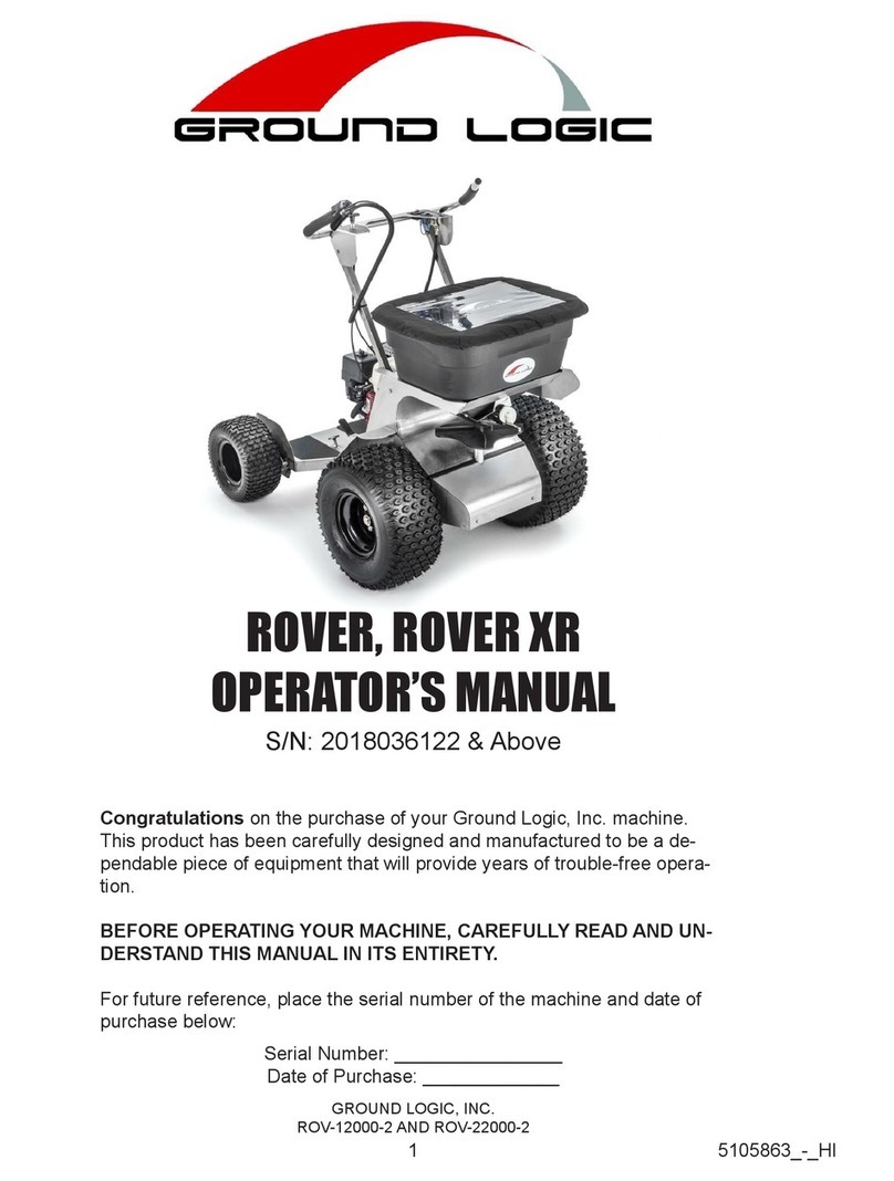 ground logic Rover Operator's manual