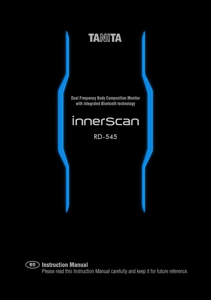 Tanita InnerScan RD-545 HR instruction manual