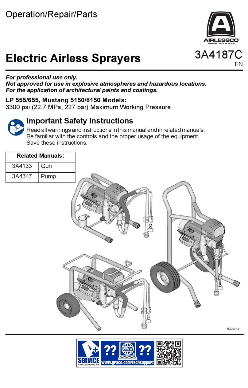 Graco 3A4133 Operation - repair - parts