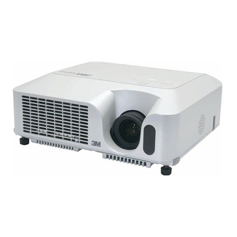 3M Multimedia Projector X62w Operator's guide