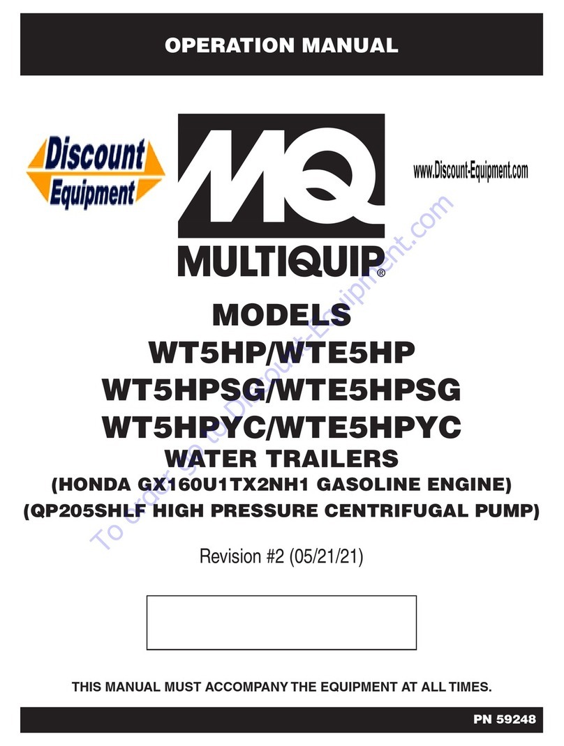 MULTIQUIP WT5HP Operation manual