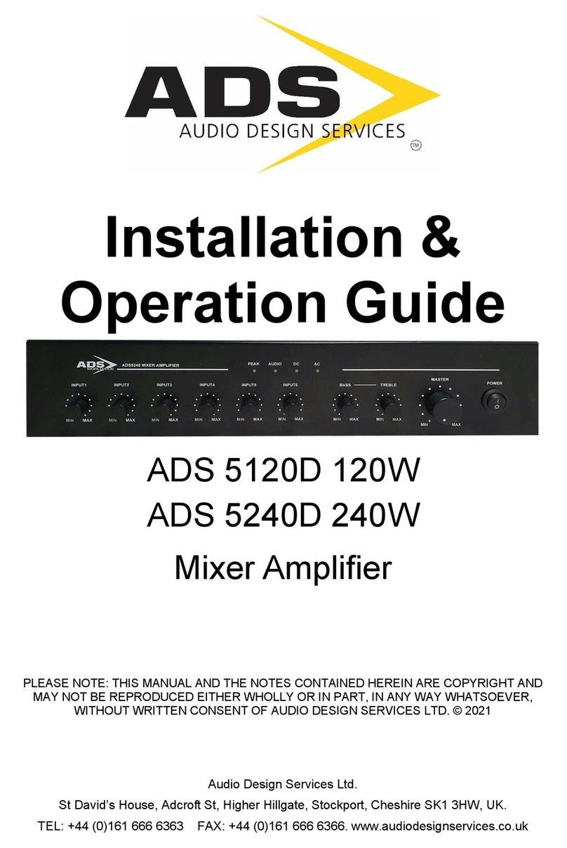 ADS 5120D Original operating instructions