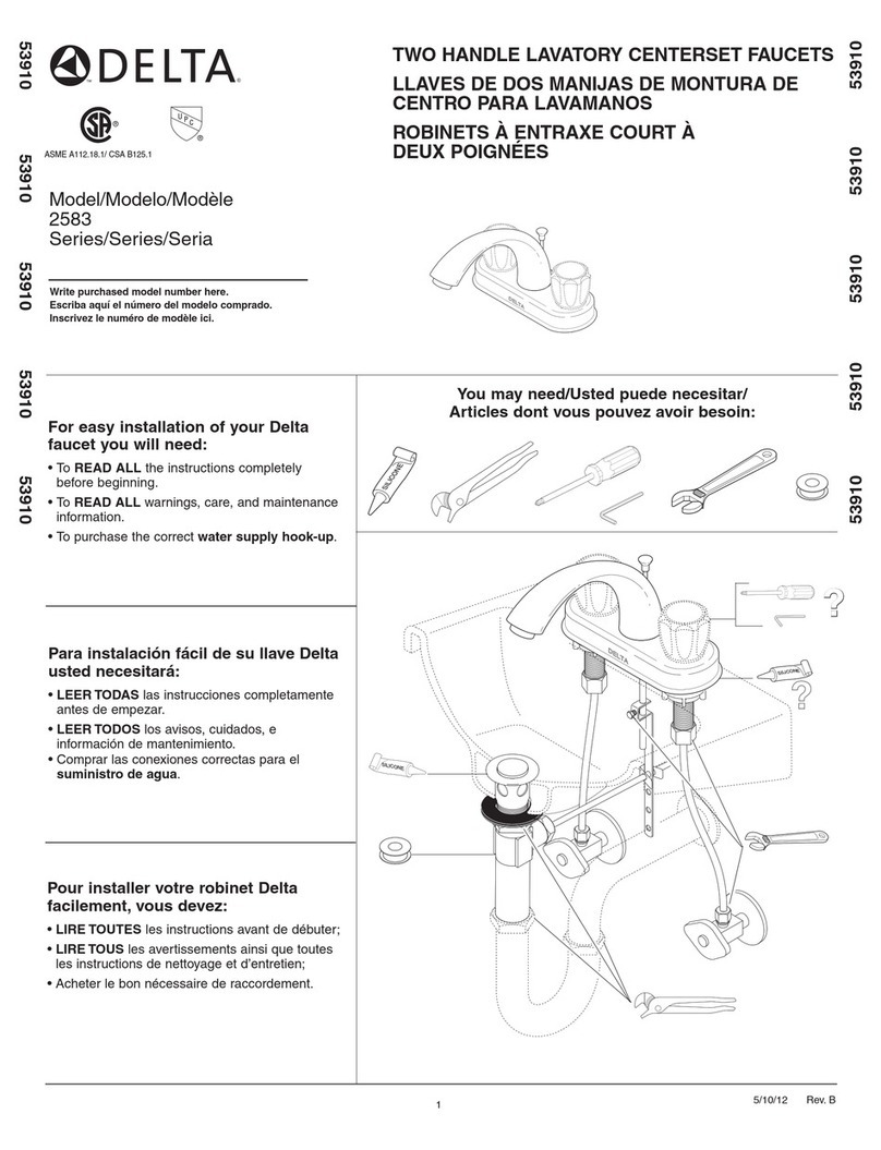 Delta 2583 User manual