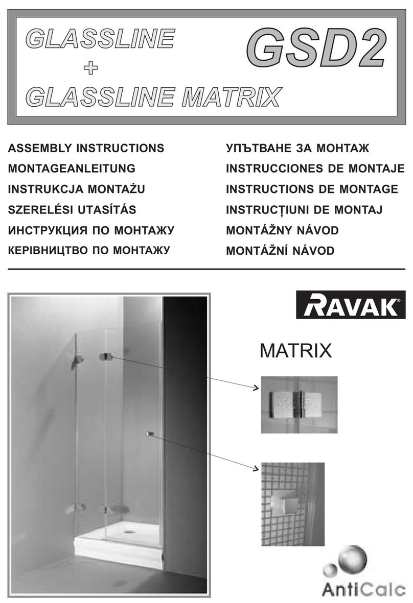 RAVAK GLASSLINE User manual