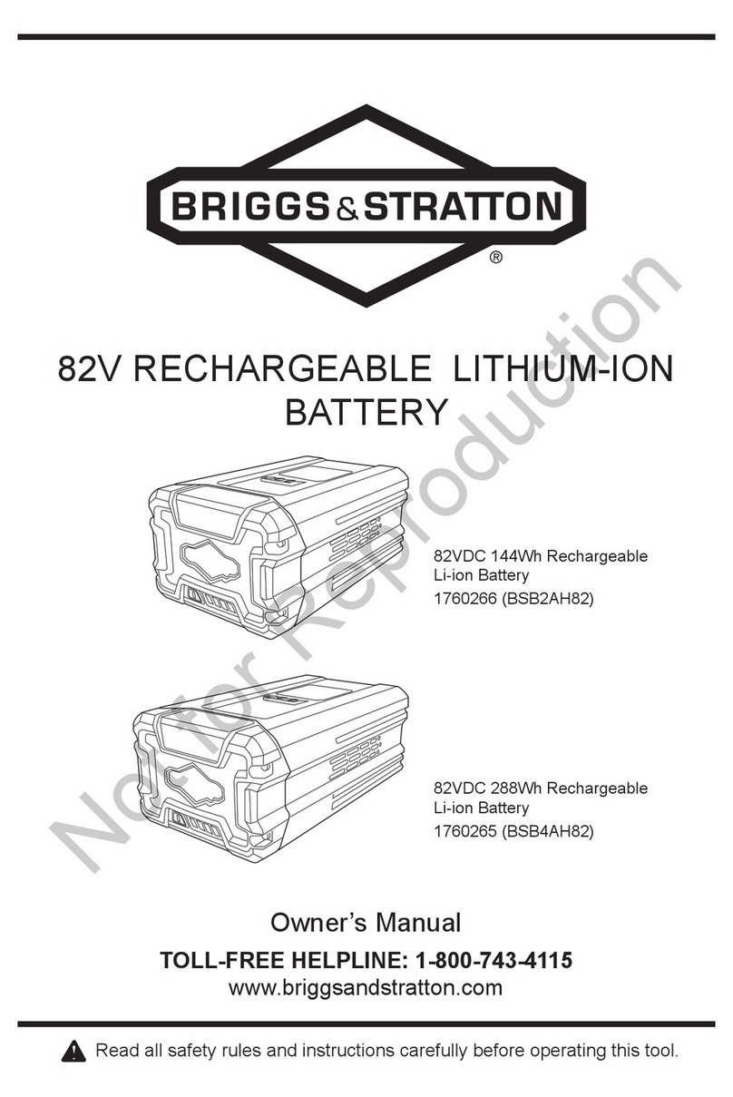 Briggs & Stratton BSB4AH82 owner's manual