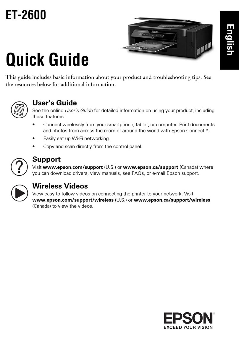 Epson ET-2600 User manual