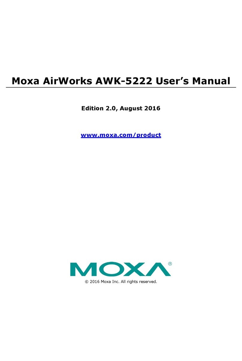 Moxa Technologies AirWorks AWK-5222 user manual Moxa Technologies AirWorks AWK-5222 user manual