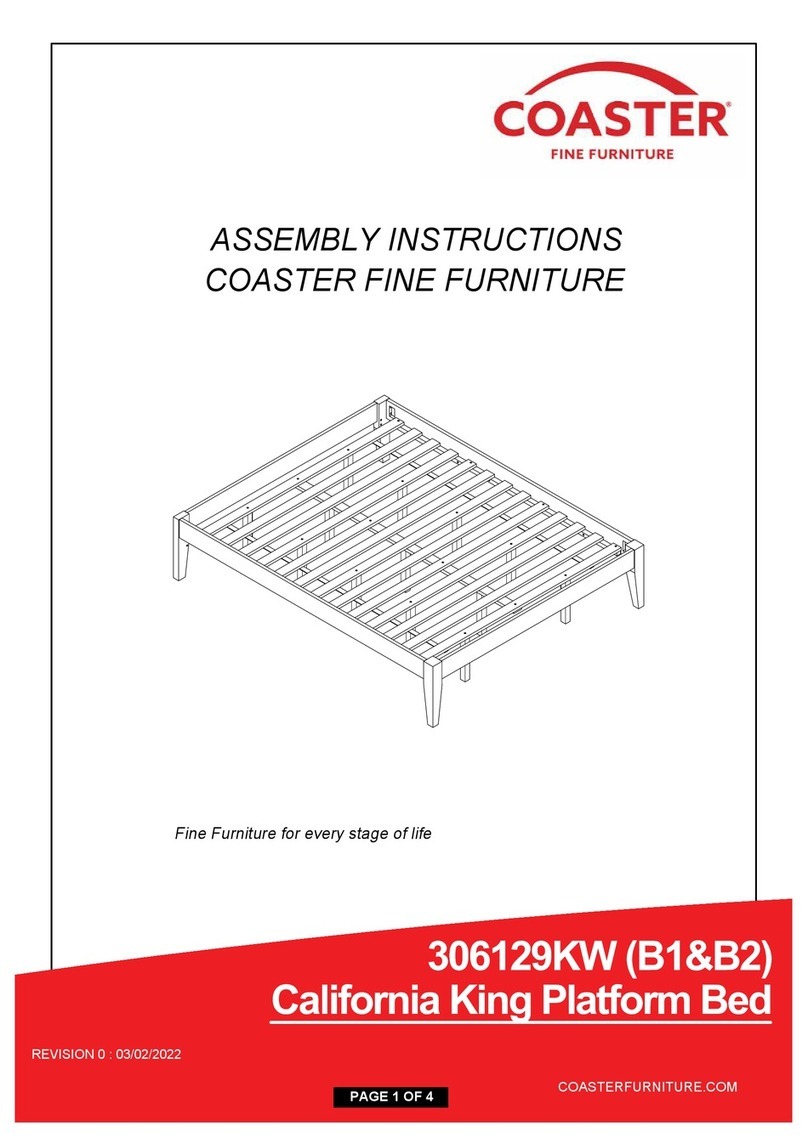 Coaster California 306129KW B1 User manual Coaster California 306129KW B1 User manual