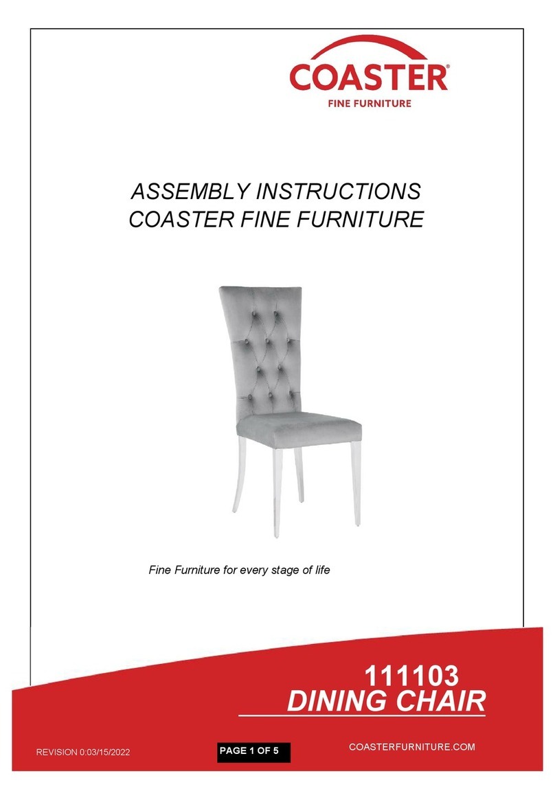 Coaster 111103 Assembly instructions