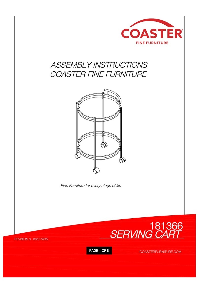 Coaster 181366 User manual Coaster 181366 User manual