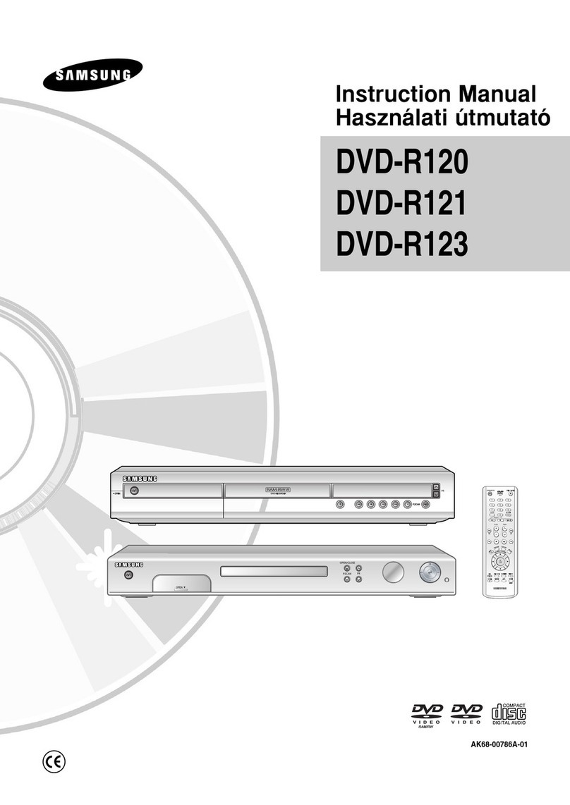 Samsung DVD-R120 User manual