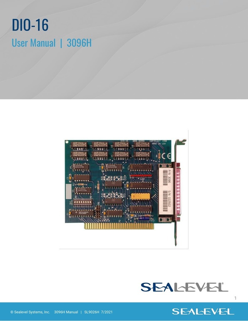 SeaLevel SeaPORT DIO-16 user manual