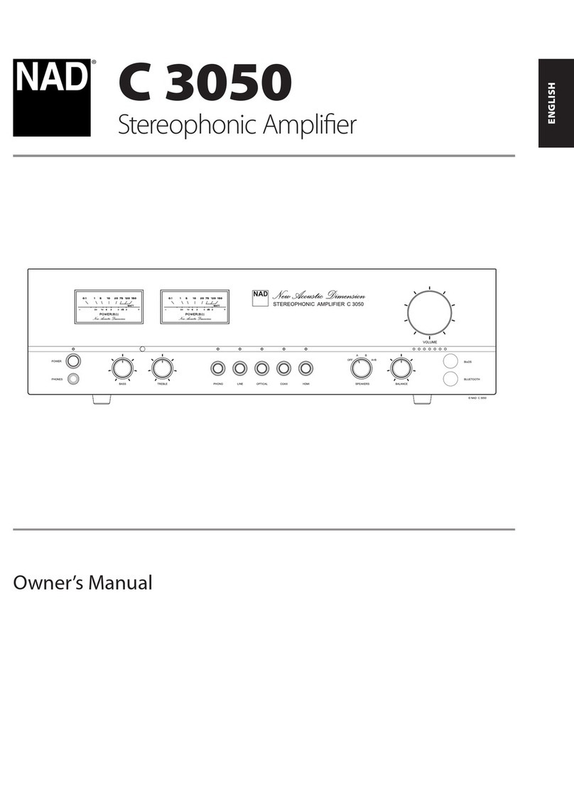 NAD C3050 manual