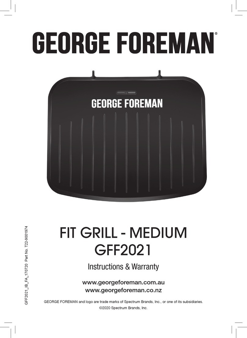 George Foreman GFF2021 Installation guide