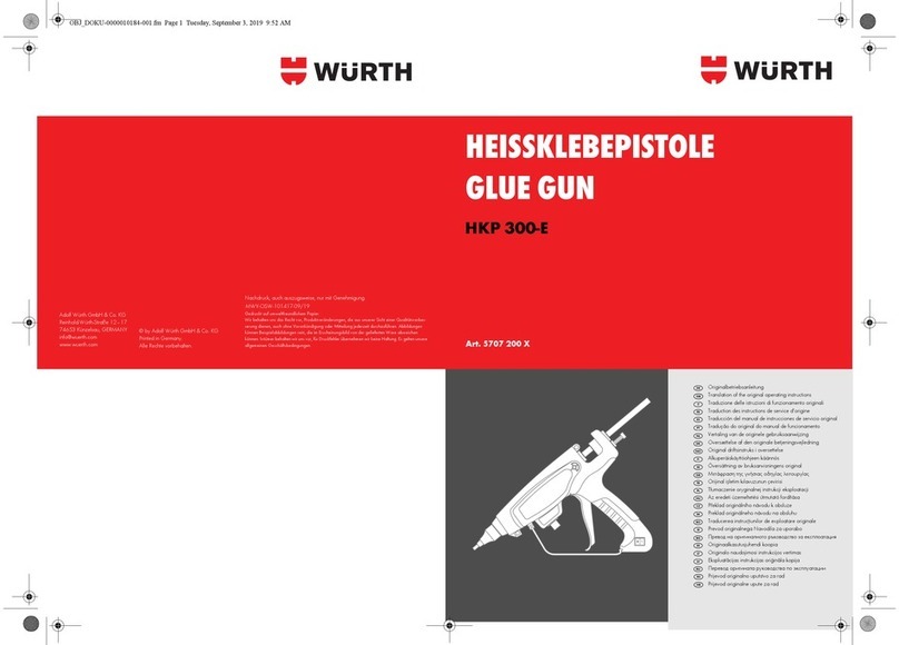 Würth HKP 300-E Translation of the original operating instructions