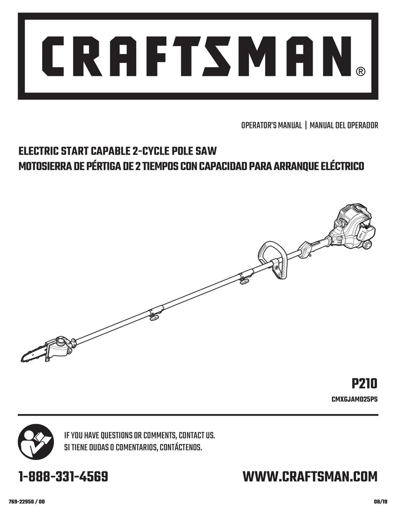Craftsman P210 Operator's manual