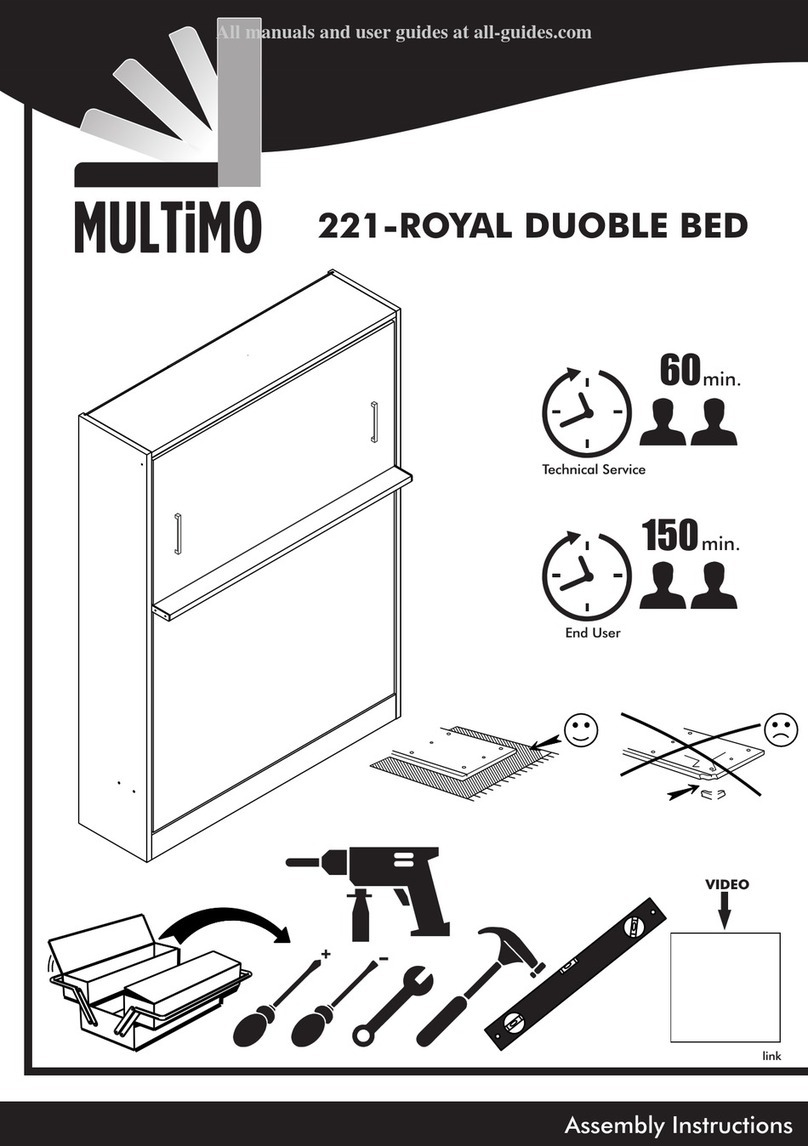 Multimo 221-ROYAL DUOBLE BED User manual