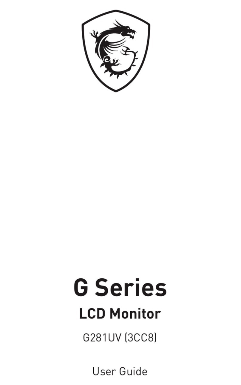 MSI G281UV (3CC8) User manual MSI G281UV (3CC8) User manual