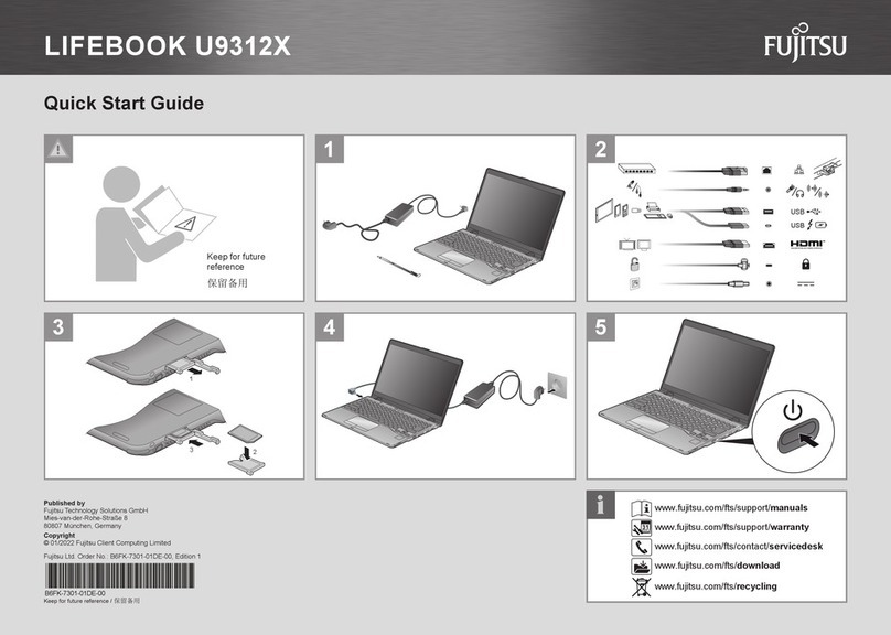 Fujitsu LIFEBOOK U9312X User manual