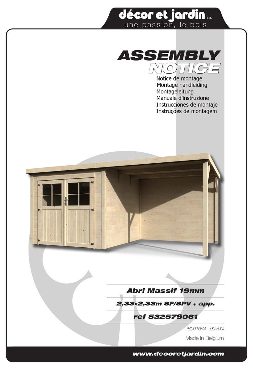 Décor et Jardin 53257S061 Assembly Notice