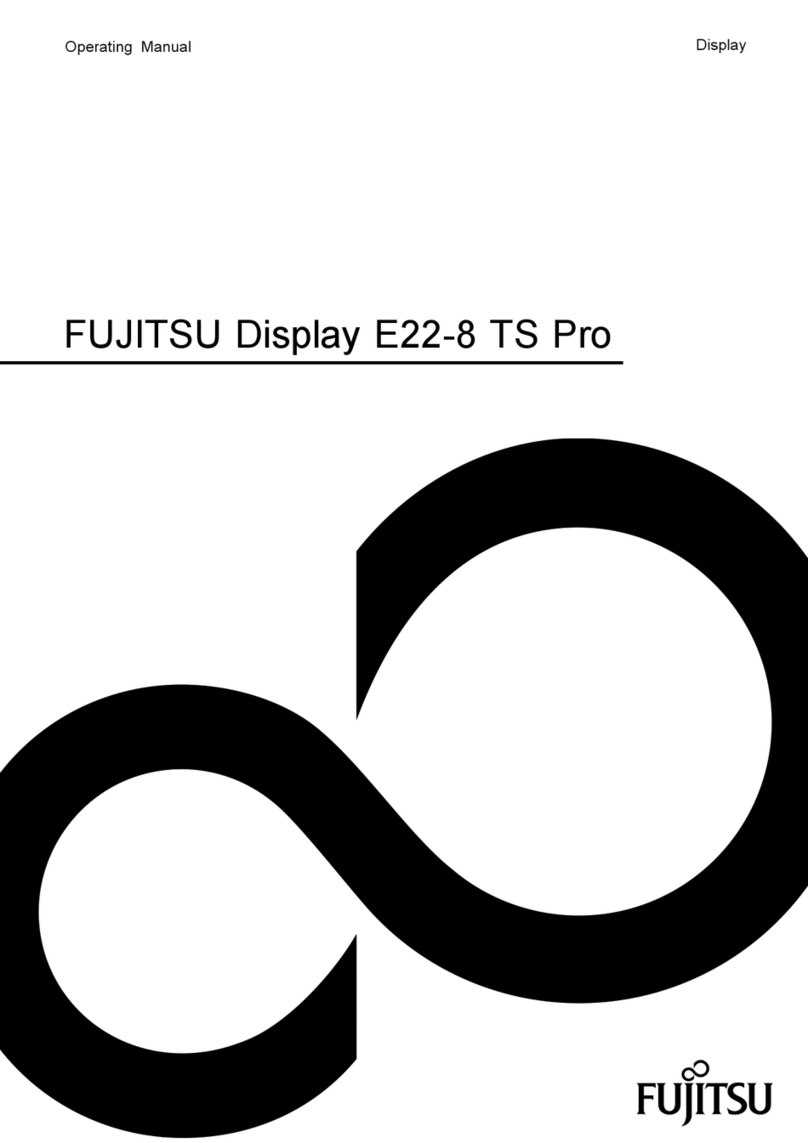 Fujitsu E22-8 TS Pro User manual