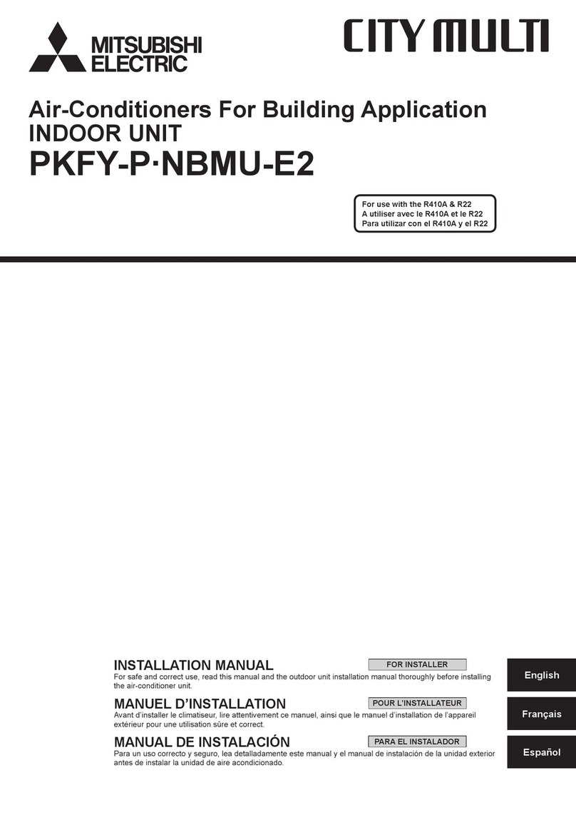 Mitsubishi Electric PKFY-P NBMU-E2 Series User manual