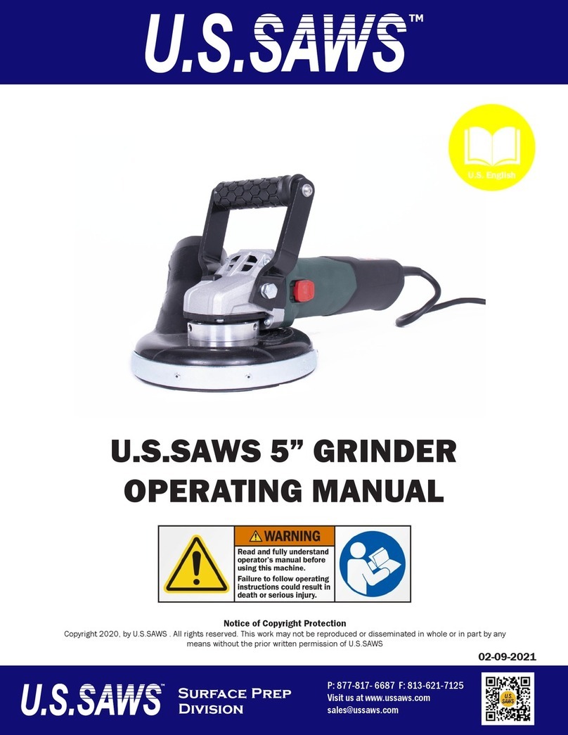 U.S.SAWS Metabo WEV15-125 Quick HT operating manual