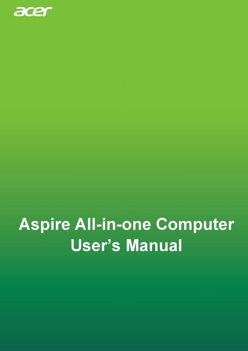 Acer Aspire C27-1655 User manual