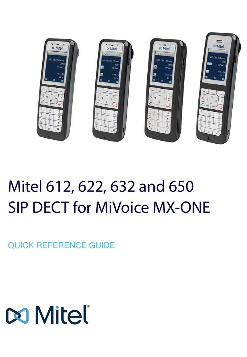 Mitel 612 User manual