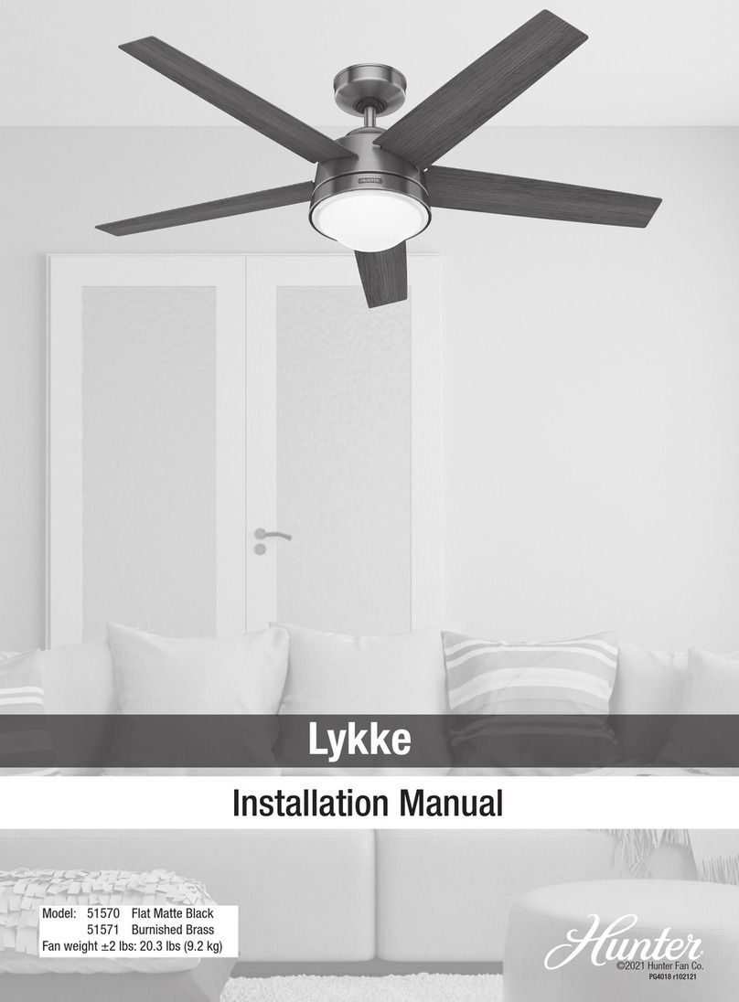 Hunter Lykke installation manual