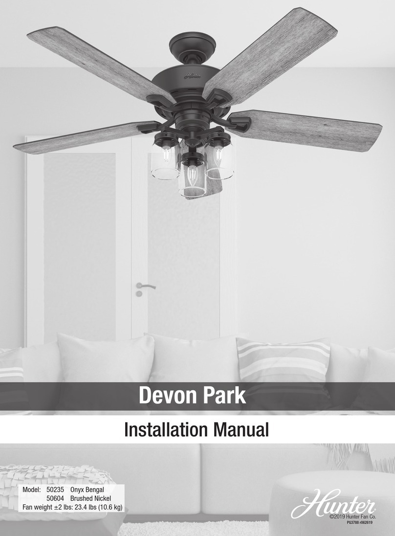 Hunter 50235 User manual