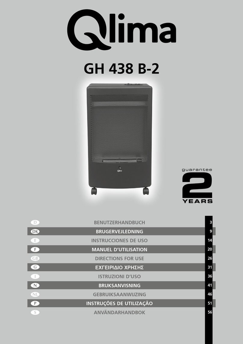 Qlima GH 438 B-2 Manual
