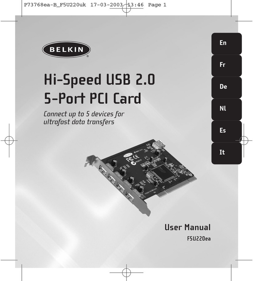 Belkin F5U220ea user manual