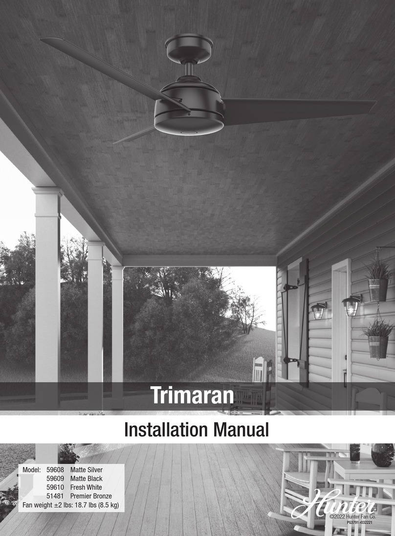 Hunter 51481 User manual