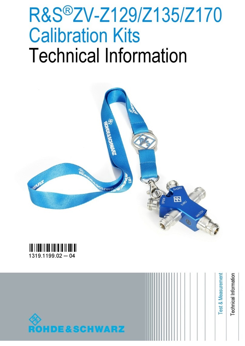Rohde & Schwarz ZV-Z129 technical information
