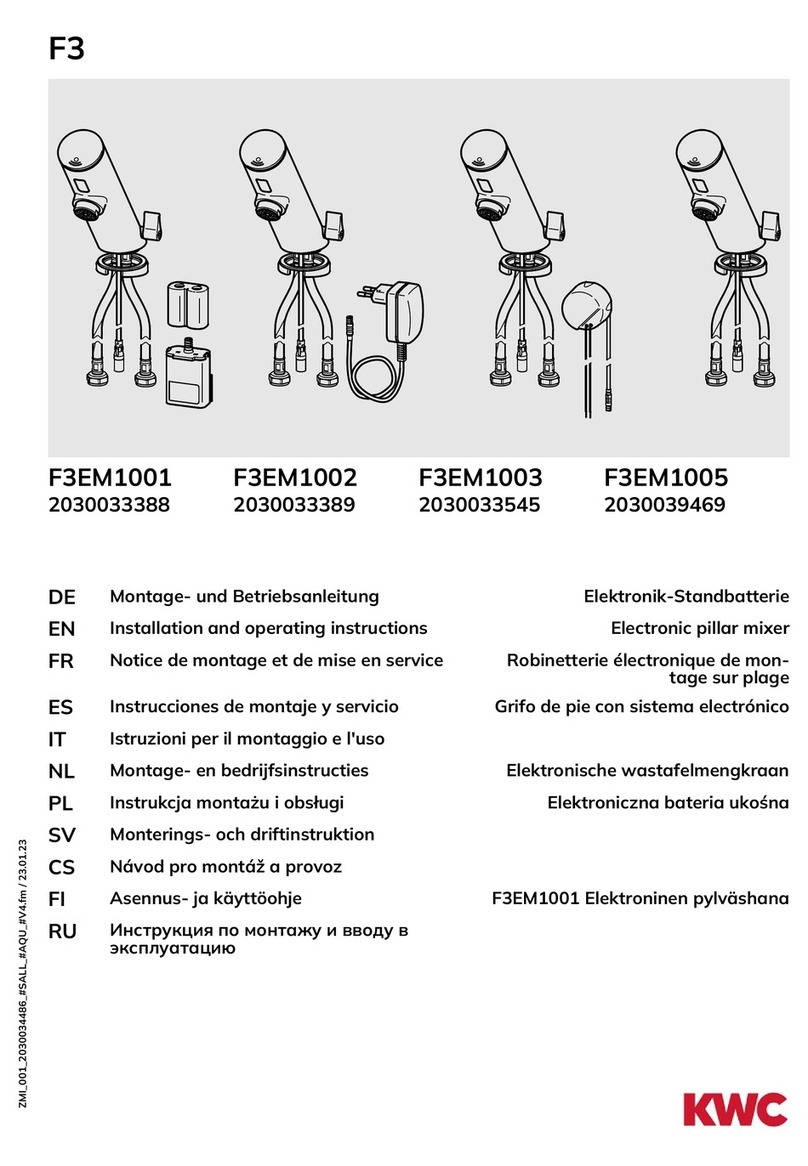 KWC F3EM1001 User manual