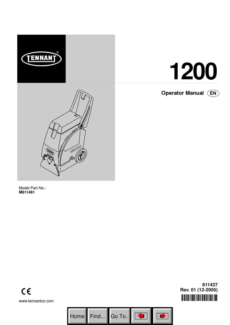 Tennant M611461 User manual