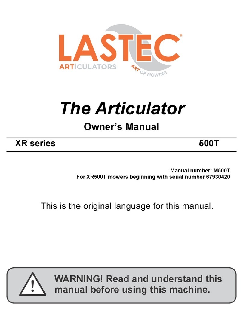 Lastec XR Series User manual