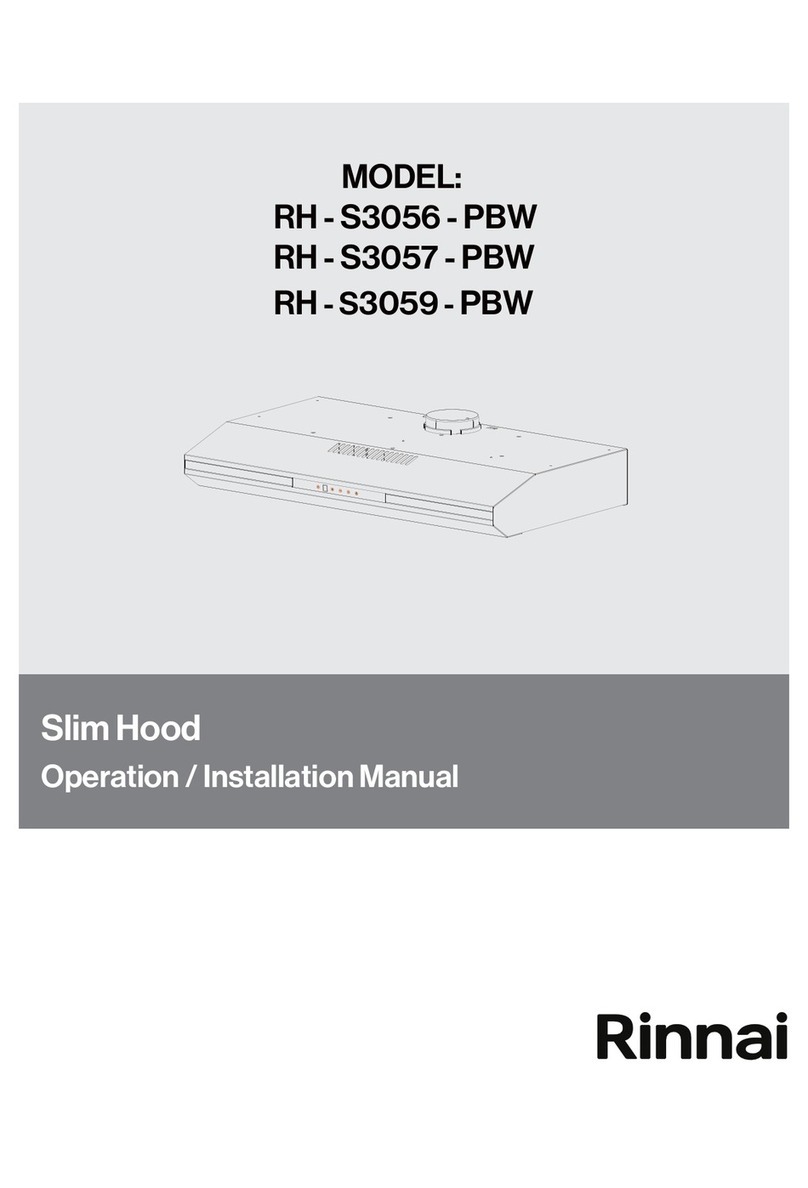 Rinnai RH-S3056-PBW Operation & installation manual Rinnai RH-S3056-PBW Operation & installation manual