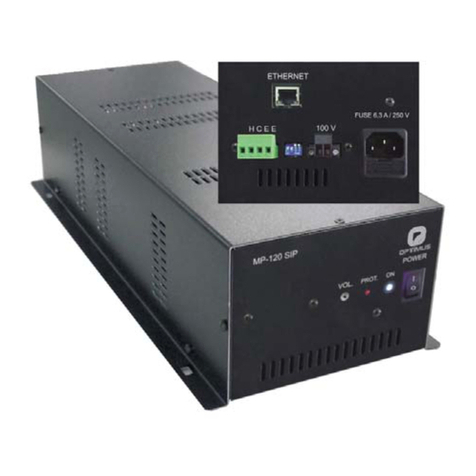 Optimus MP-120SIP User manual