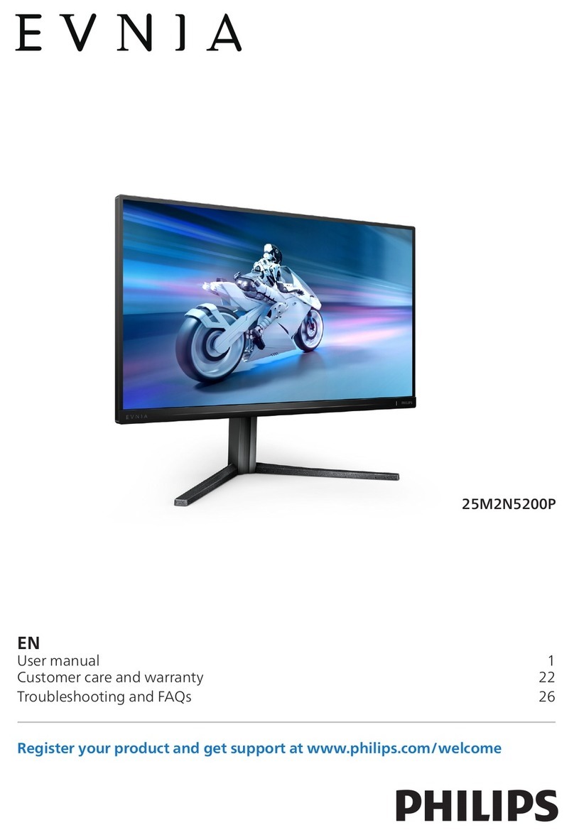 Philips EVNIA 25M2N5200P User manual