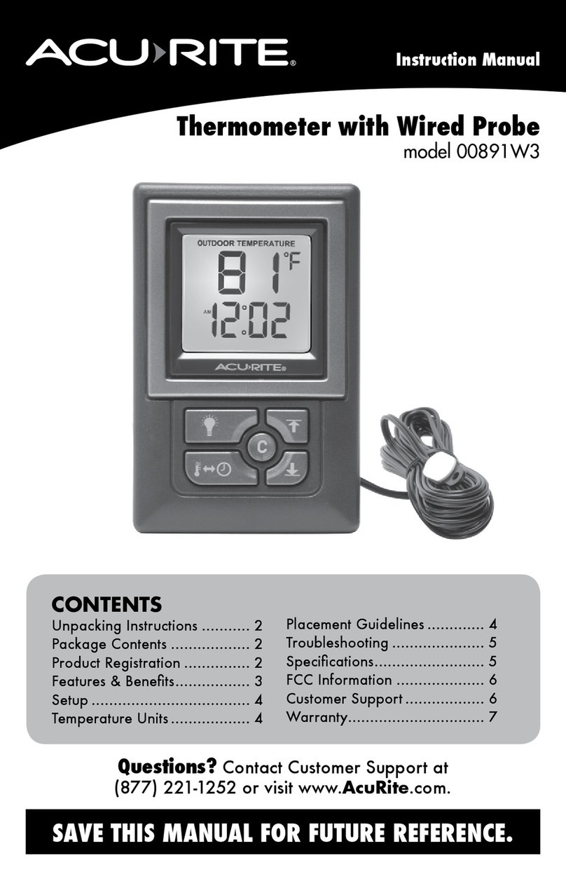 ACU-RITE 00891W3 User manual