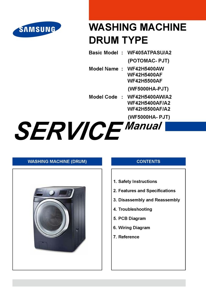 Samsung WF405ATPASU/A2 Service manual