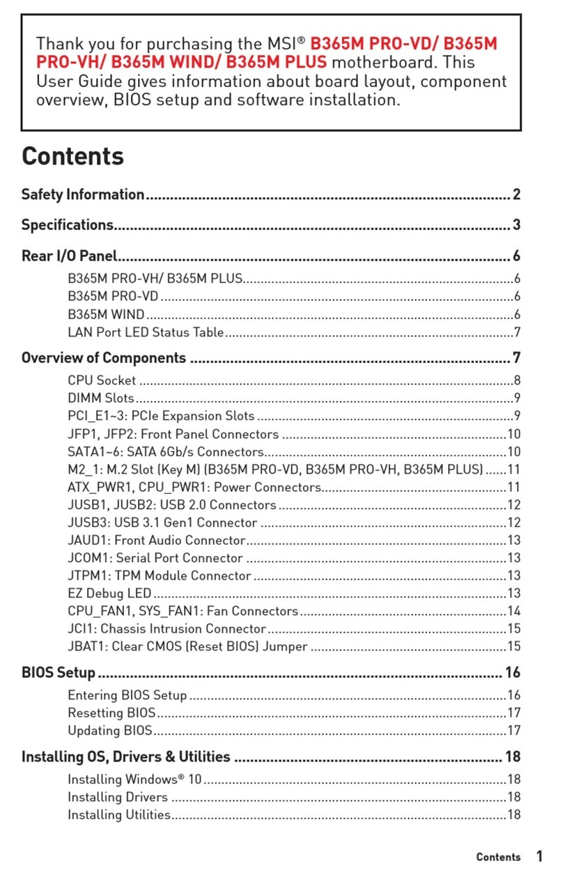 MSI B365M PLUS user guide