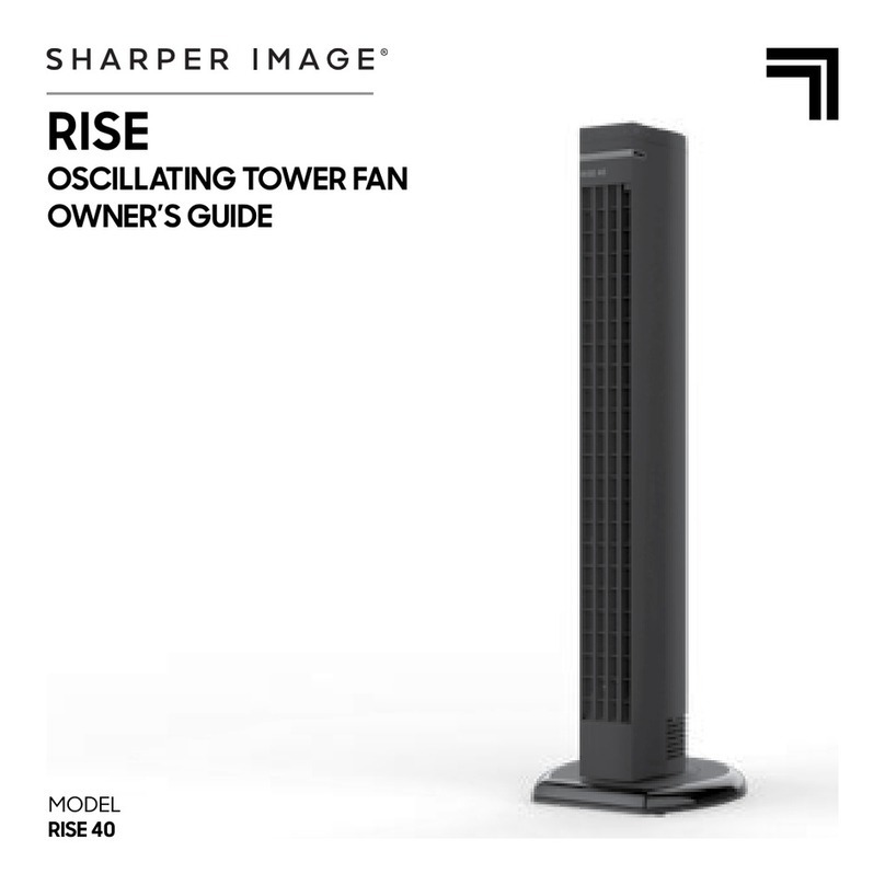 Sharper Image RISE 40 User manual