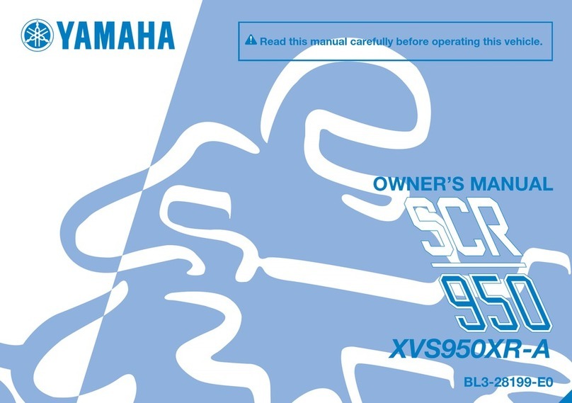 Yamaha SCR 950 User manual