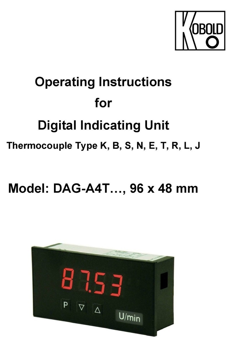 Kobold DAG-A4T Series User manual