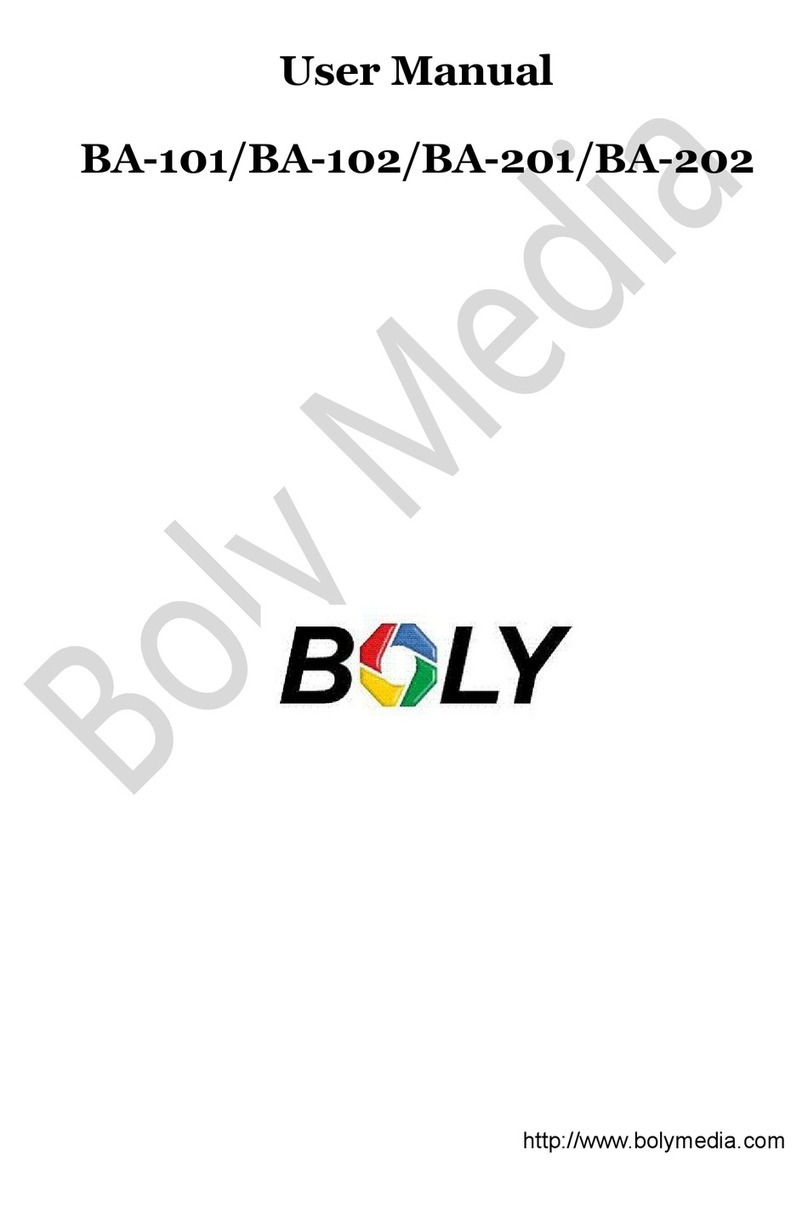 Bolymedia BA-101 user manual
